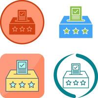 Ballot Icon Design vector