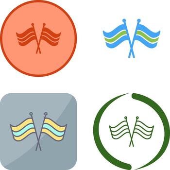Flag Icon Design vector