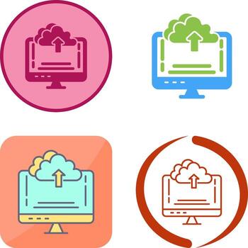 Upload Icon Design vector