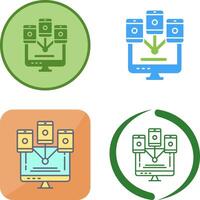 Computer Networks Icon Design vector