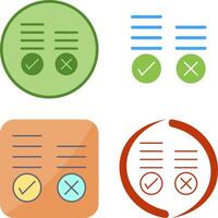 Voting Result Icon Design vector