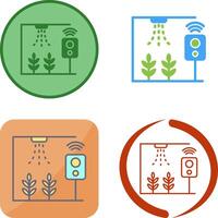 Smart Farm Icon Design vector