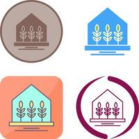 Farm House Icon Design vector