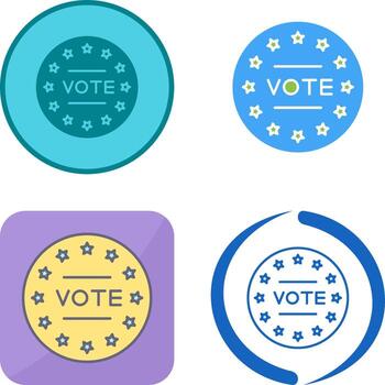 diseño de icono de voto vector