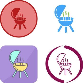 barbacoa icono diseño vector