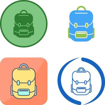 Bag Icon Design vector