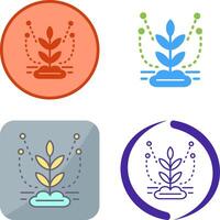 Irrigation System Icon Design vector