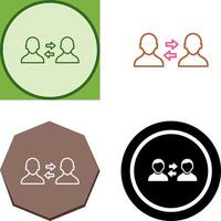 Unique Consulting Services Icon Design vector