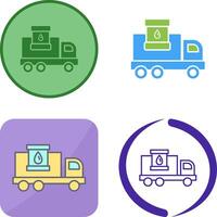 Fuel Truck Icon Design vector