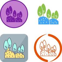 Forest Icon Design vector