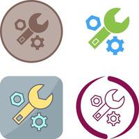 Wrench Icon Design vector