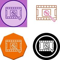 Unique Find Picture Icon Design vector