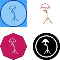 Unique Umbrella Stand Icon Design vector