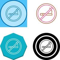 No Smoking Icon Design vector