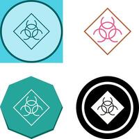 Biological Hazard Icon Design vector