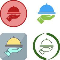 Waiter Icon Design vector