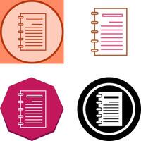 Notepad Icon Design vector