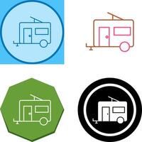 Trailer Icon Design vector