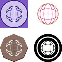 Globe Icon Design vector