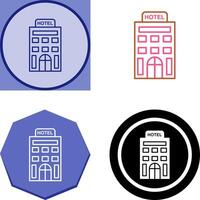 Hotel Icon Design vector