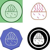 Cream Muffin Icon Design vector