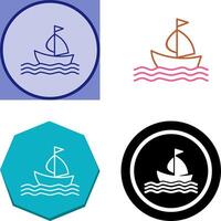 Boat Icon Design vector