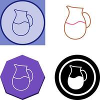 Milk Jug Icon Design vector