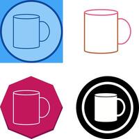 Coffee Mug Icon Design vector