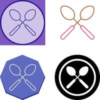 Spoons Icon Design vector