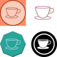 Tea Cup Icon Design vector