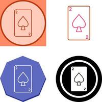 Spades Card Icon Design vector