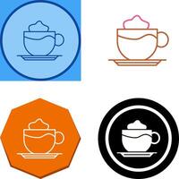 Latte Icon Design vector