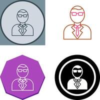 Casino Manager Icon Design vector