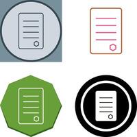 Unique Reports Icon Design vector