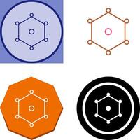 Unique Nodes Icon Design vector