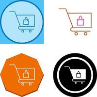 Unique Cart Icon Design vector