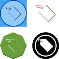 Unique Tag Icon Design vector
