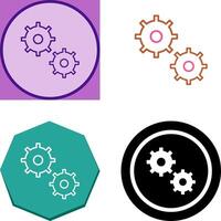 Unique Configurations Icon Design vector