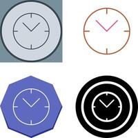 único reloj icono diseño vector