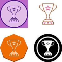 Unique Winner Icon Design vector