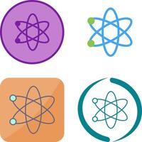 Atom Icon Design vector