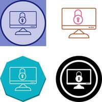 Unique Confidentiality Icon Design vector