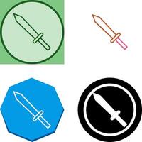 Unique Sword Icon Design vector