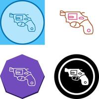 Unique Revolver Icon Design vector