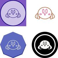 Unique Game Character Icon Design vector