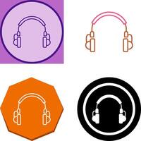 Unique Headphones Icon Design vector