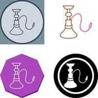 Unique Hookah Icon Design vector