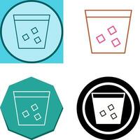 Unique Double Shot Icon Design vector