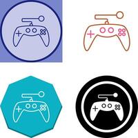 único juego de azar controlar icono diseño vector