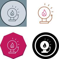 Unique Fire Alert Icon Design vector